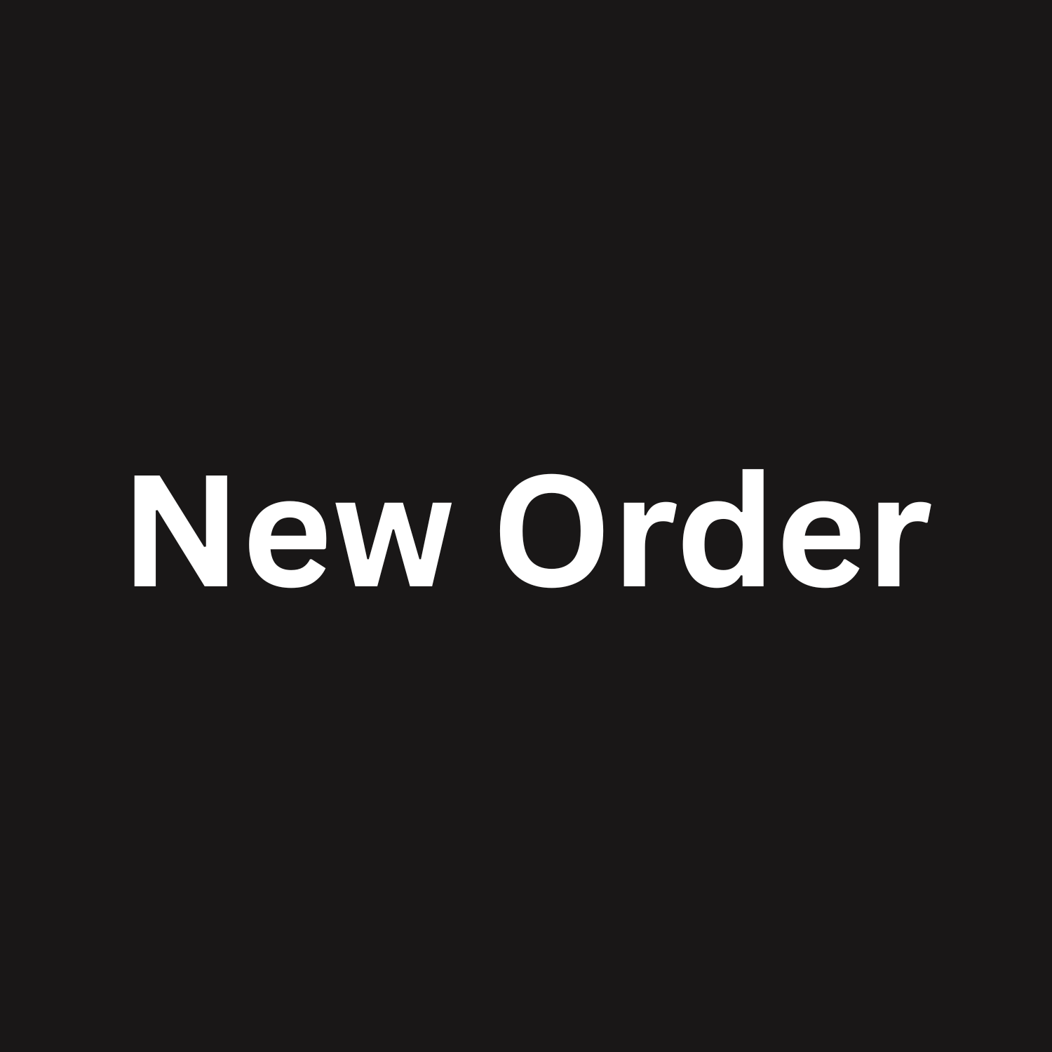 New Order